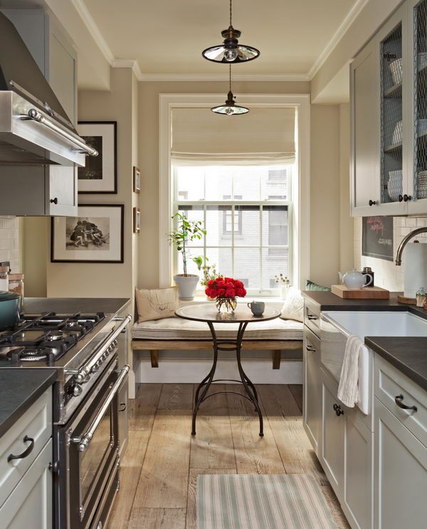 10 Kitchen Bay Window Seating Ideas For Your Breakfast Nook 2023   1 Breakfast Nook Kitchen Bay Window Seating Ideas 