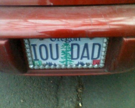 IOU Dad: I Owe You, Dad. 