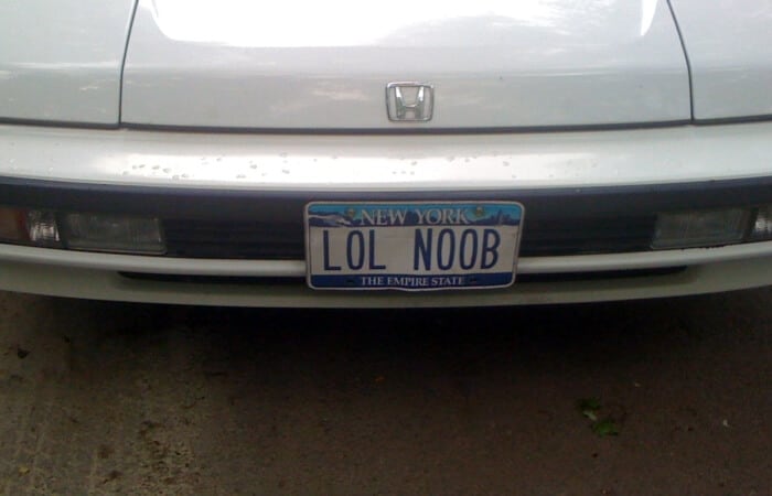 LOL Noob. 