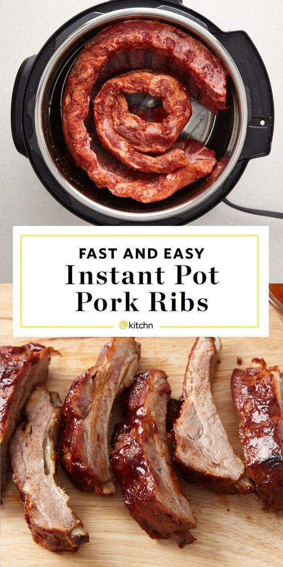 Instant Pot Pork Ribs. 