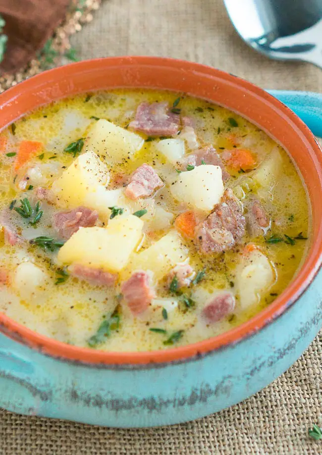 Instant Pot Ham And Potato Soup. 