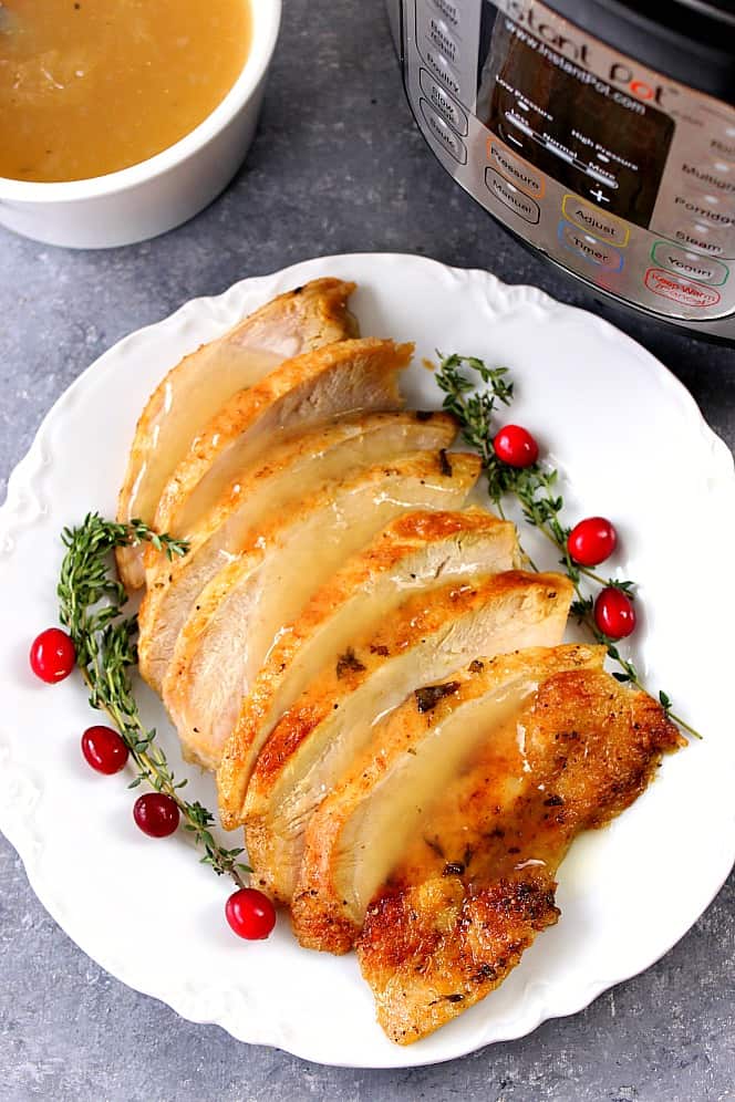 Instant Pot Turkey Breast Recipe. 