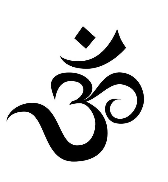 The Om Symbol. 