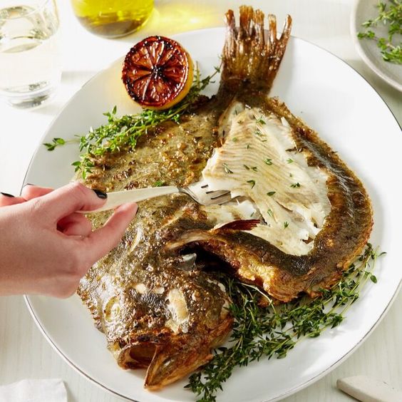 Oven-Roasted Turbot in 30 Minutes. 