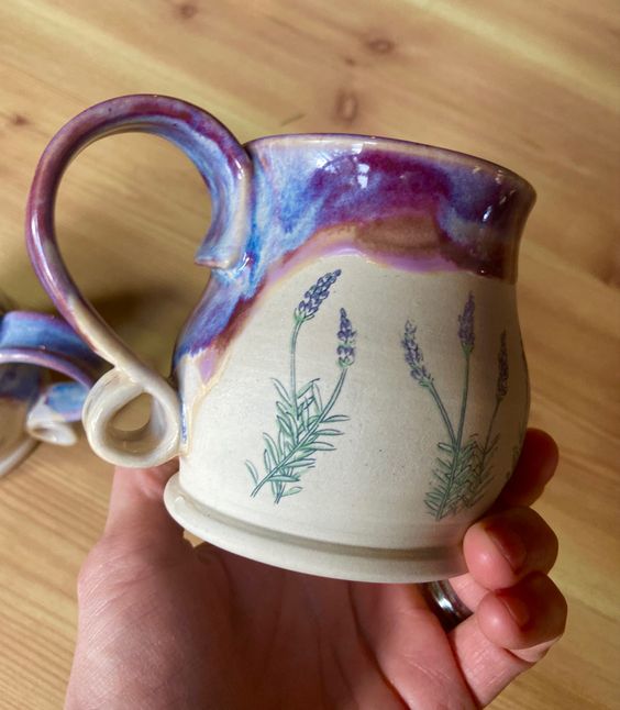 Lavender Coffee or Tea Cup. 