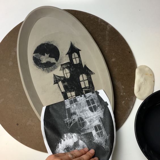 Create an Underglaze Transfer using a Photocopy. 