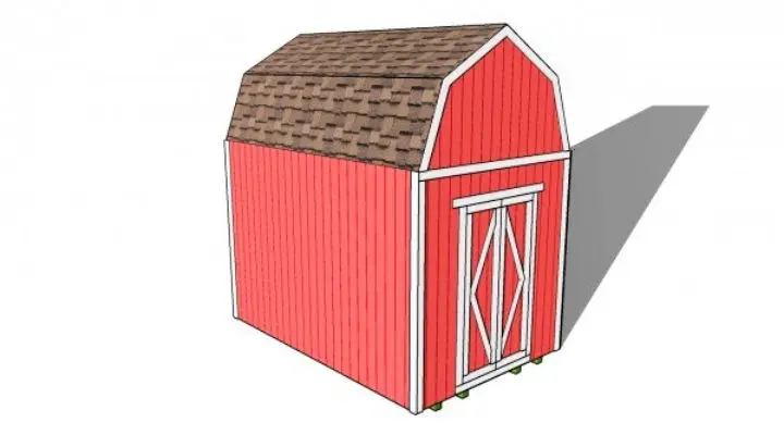 Gambrel Barn Plans With Loft. 