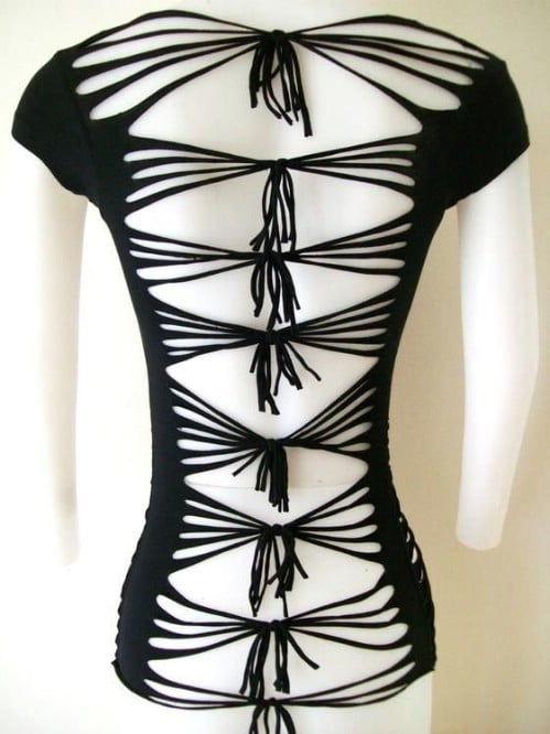 20 DIY T Shirt Cutting Ideas With No Sew