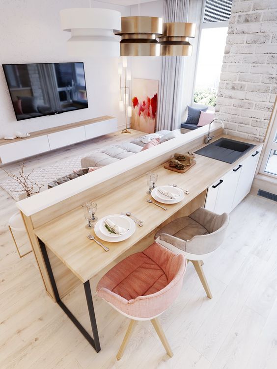 20+ Small House Open Concept Kitchen And Living Room Ideas