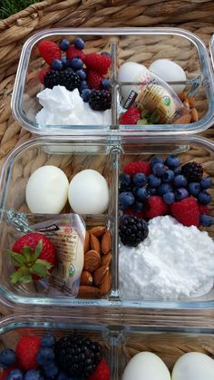 Protein Packed Breakfast Bento Boxes. 