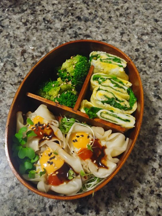 Shumai Dumpling Bento Box. 