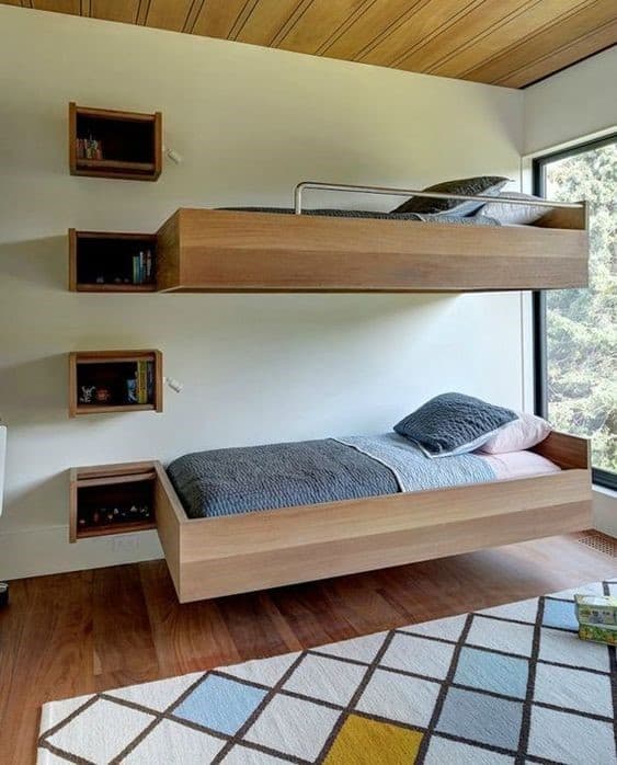 Minimalist Bunk Beds. 