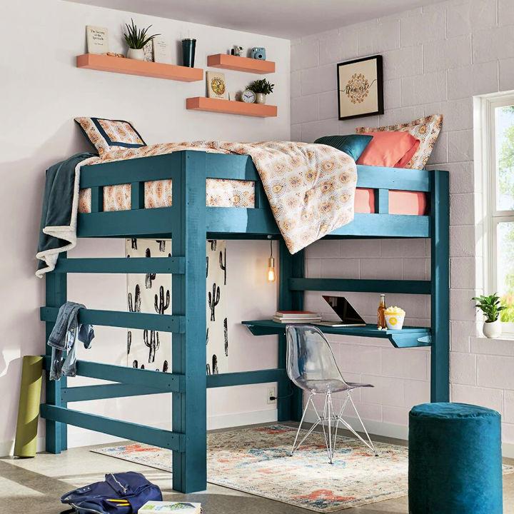 Free DIY Loft Bed Plan. 