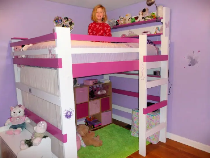 Princess Loft Bed Plan. 