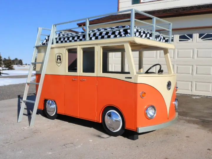 The Micro Bus Bunk Bed and Playhouse. 