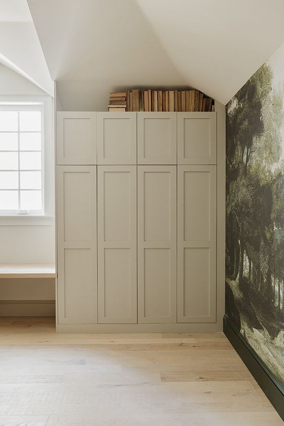 Utilize the Awkward Space Above Your Cabinets for Storage. 