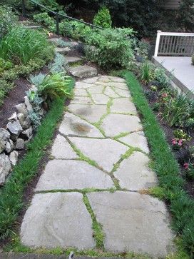 Inexpensive Stepping Stone Walkway Ideas. 