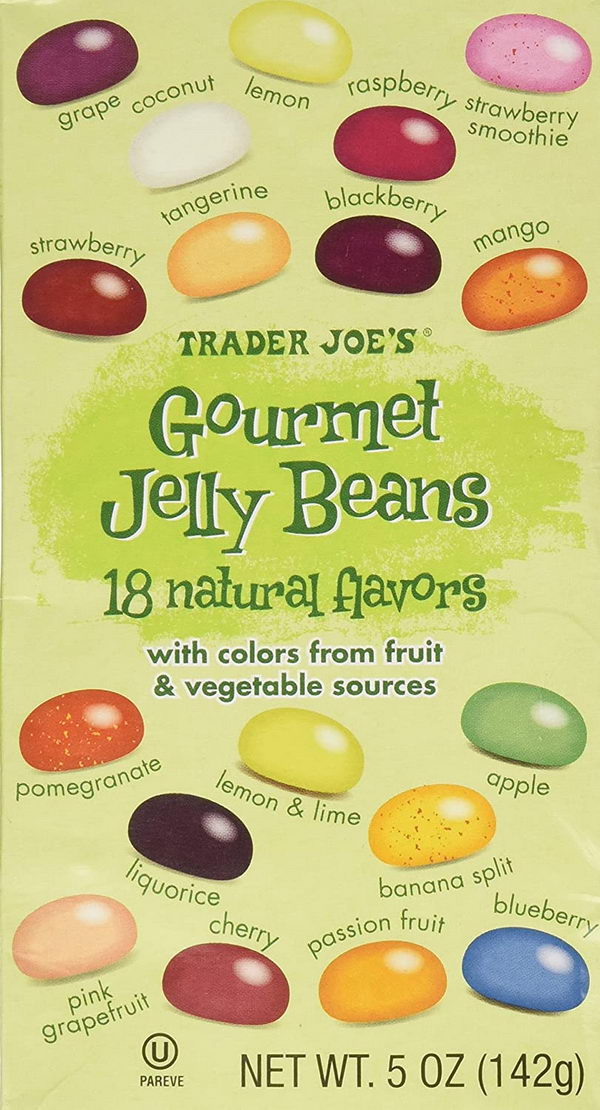 Trader Joe’s Gourmet Jelly Beans. 