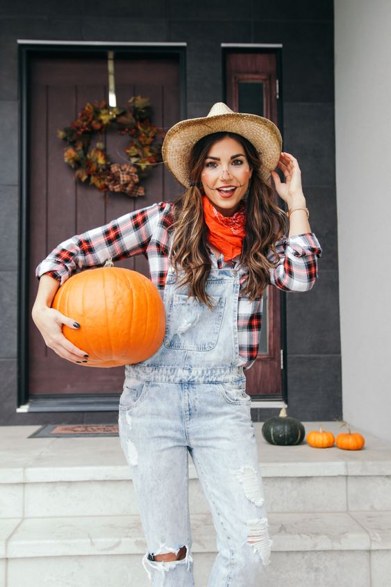 Halloween Costumes with Overalls. 