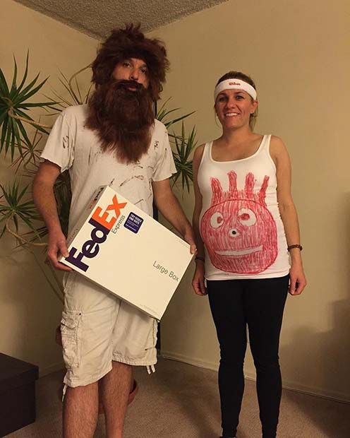 Funny Castaway Couples Costumes. 